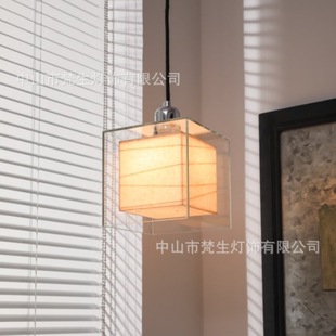 季裕棠灯酒店轻奢设计师床头吊灯中古包豪斯简约高级感日式风灯具-阿里巴巴