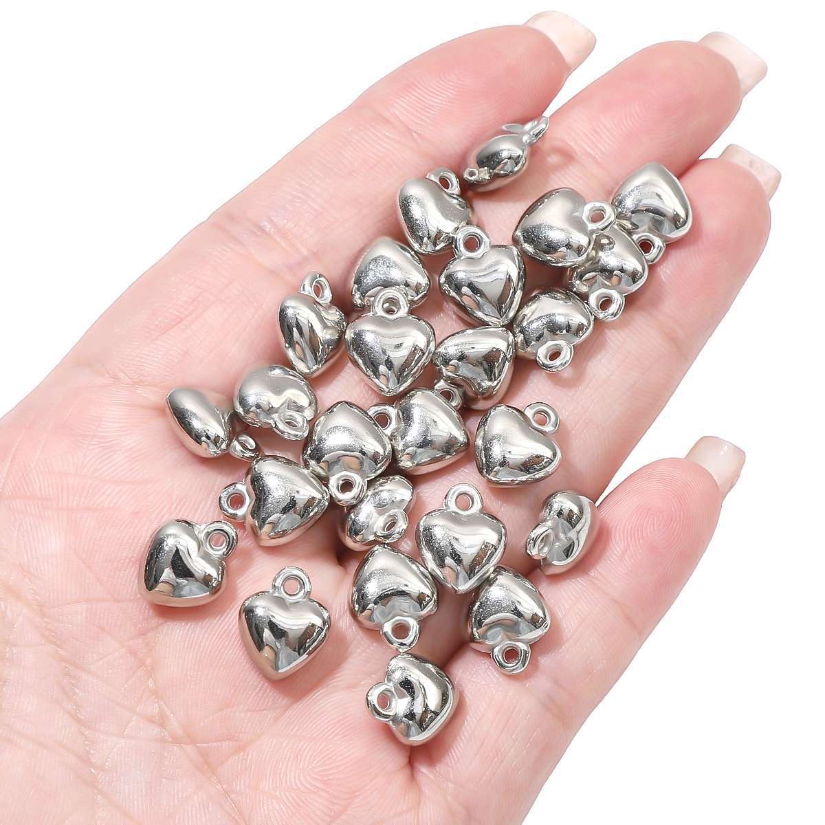 10 PCS/Package 20 PCS/Package 5 PCS/Package 10X12MM 20 * 21mm CCB Heart Shape Bow Knot Pendant display picture 4