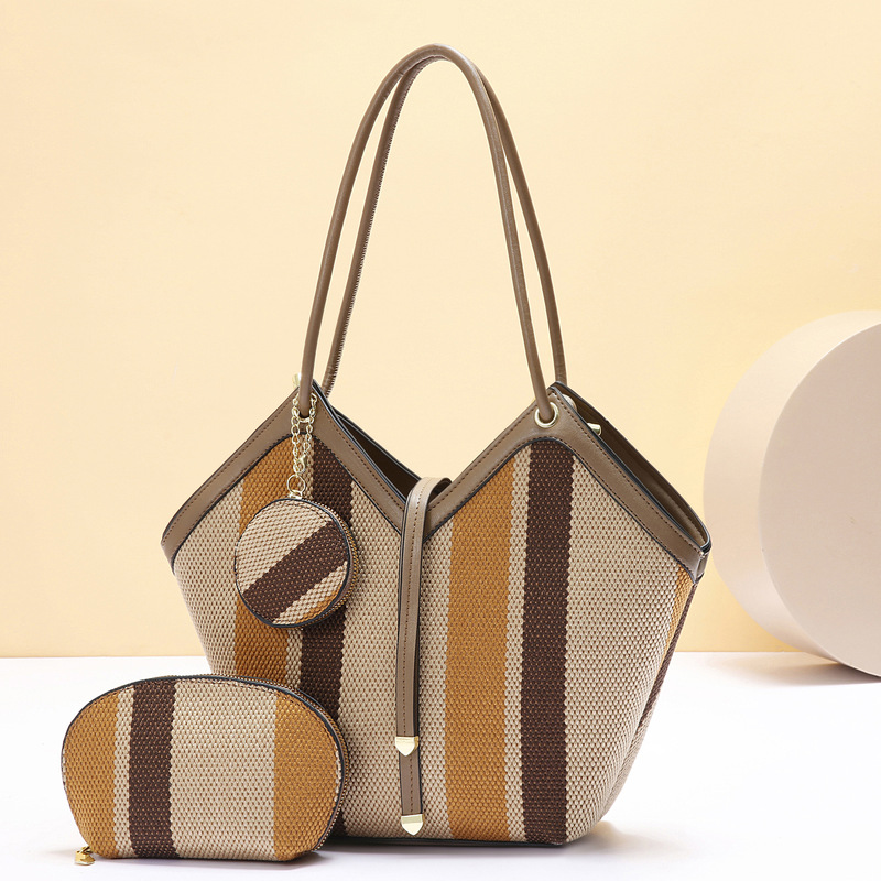 Taizhou Women's Bag Large Capacity Women's Shoulder Bag Fashion Color Matching Trendy Atmospheric Handbag All-match bags