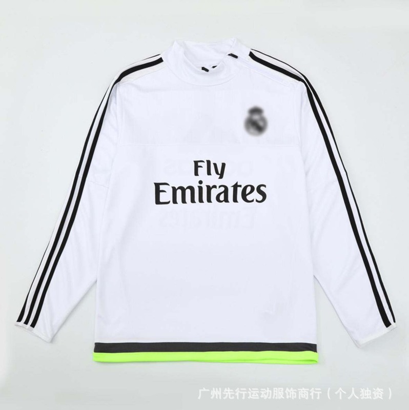 新款产品复古半拉长袖训练服上衣【S-2XL】联名皇马AC米兰运动服|undefined