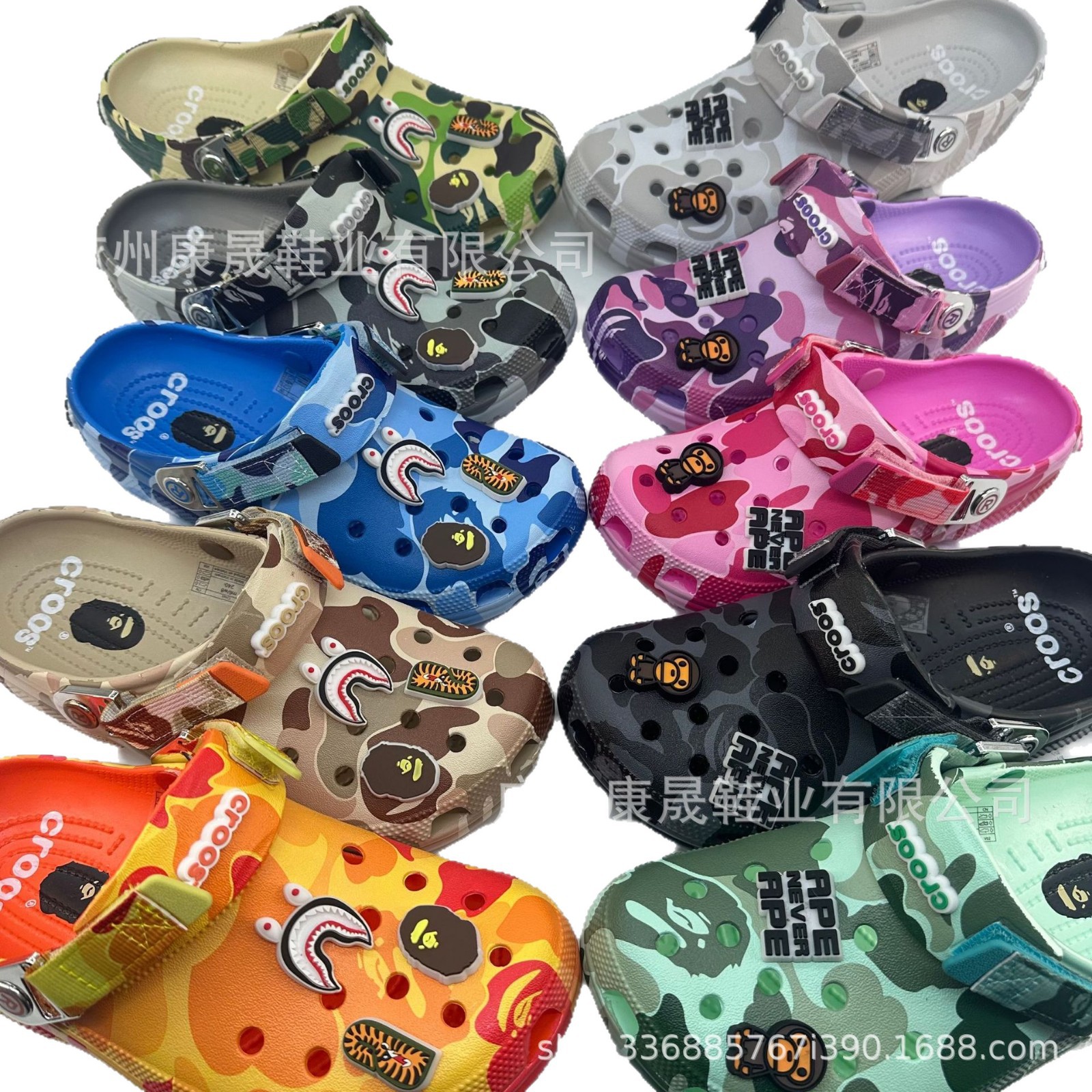 25 nuevos zapatos de agujero CROSS zapatos perezosos negro azul verde rosa tendencia de verano zapatillas casuales de pareja