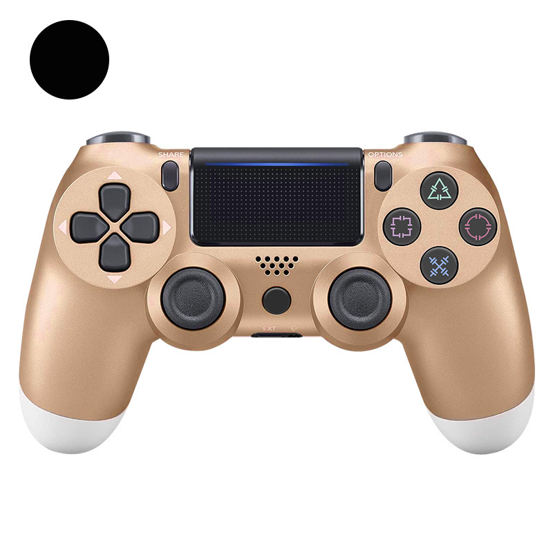 Control Inalámbrico Bluetooth P4 de ABS con Doble Motor de Vibración para Consola P4 y PC