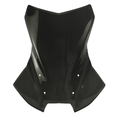 Motorcycle cushion Side Panels, Water Tank, Chassis - windshield-ii-type-smoked-black