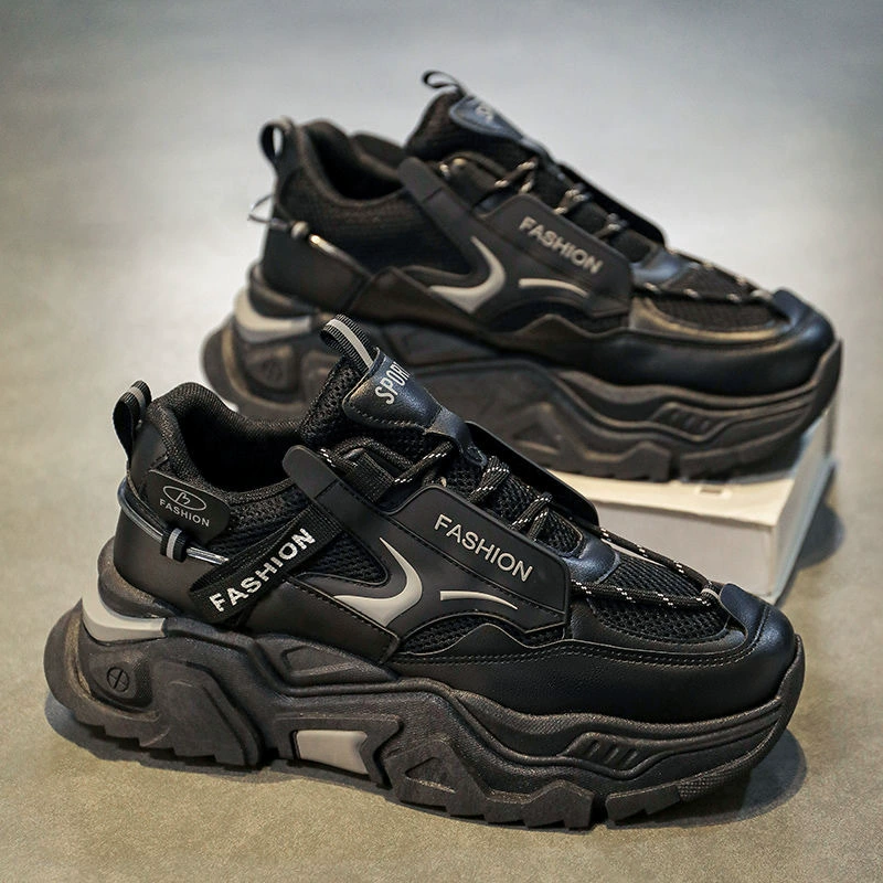 Осенняя мужская обувь новая дышащая сетка маленькая белая обувь