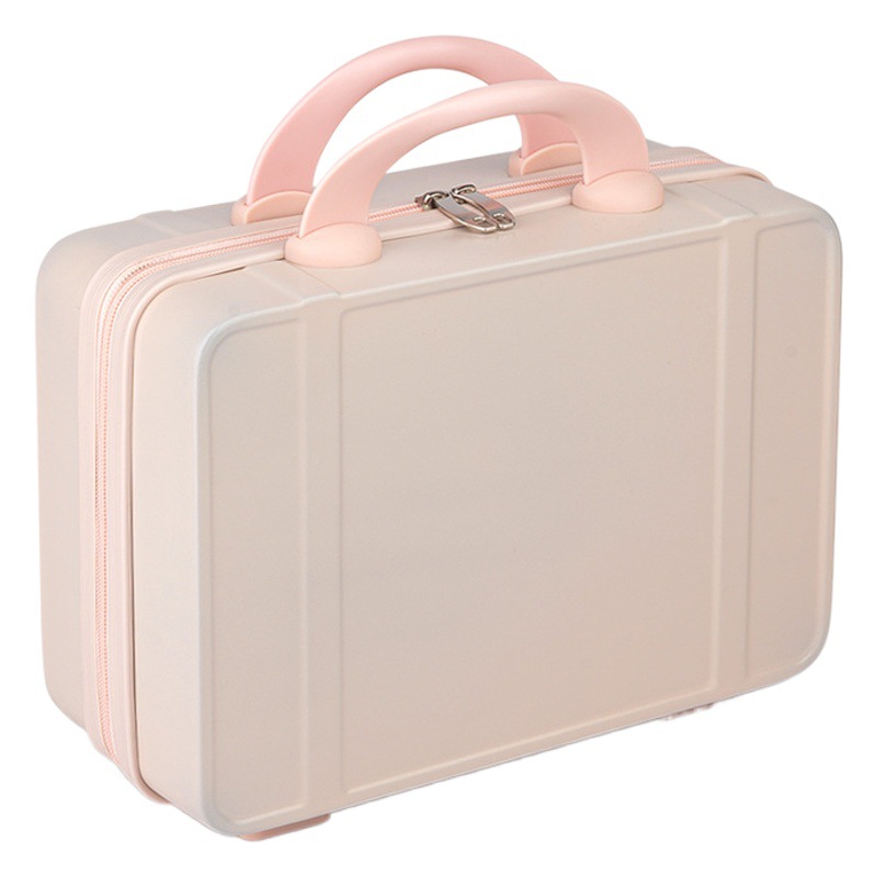 Caja de cosméticos retro maleta de equipaje de 14 pulgadas macaron regalo de mano caja portátil fábrica al por mayor
