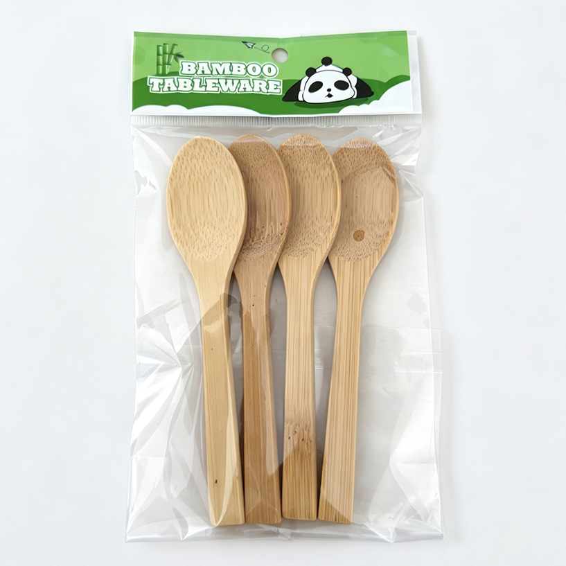 Cuchillos de bambú cuchillos de bambú cepillo de dientes cuchillos de comida occidental cuchillos de bambú cucharas portátiles fábrica al por mayor
