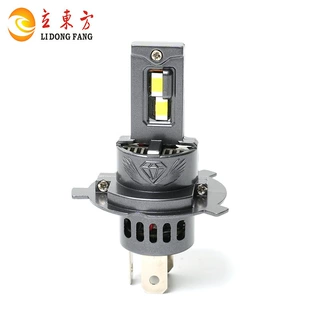 跨境定制h4汽车led大灯 高亮聚光前照大灯远近光一体led汽车大灯
