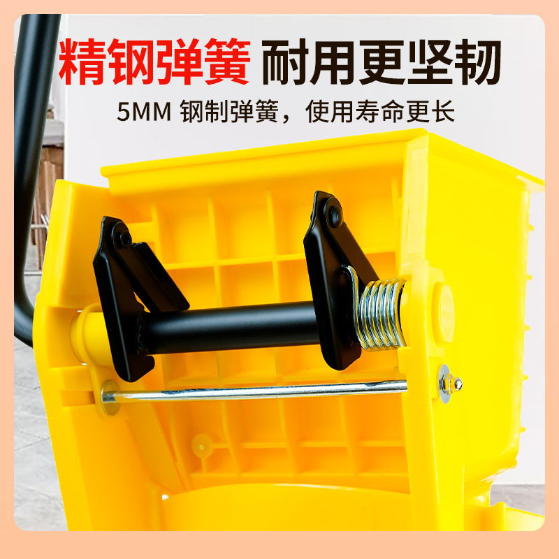 ✅ Super Thickened Water Squeezing Mop with Bucket and Wringer for Commercial Use