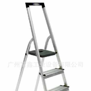 美国WERNER稳耐商业级铝合金宽踏板家用安全梯L234B-5CN