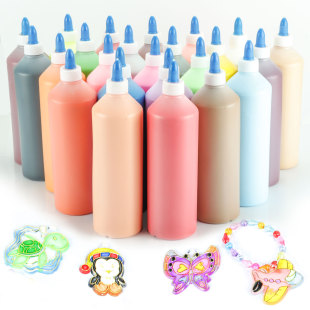 �S��ֱ����ͯdiy�⿾�z�����ˮ���z�T�f�Tɫ500g��ƿ�b��ɫ���L