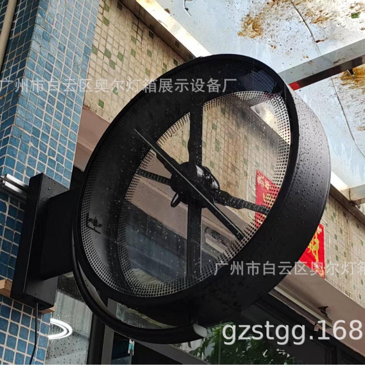 3D ホログラフィックダイナミック発光ファントムスクリーン広告看板ドアサイド吊り下げ両面三次元デジタルクリエイティブプロジェクションライトボックス