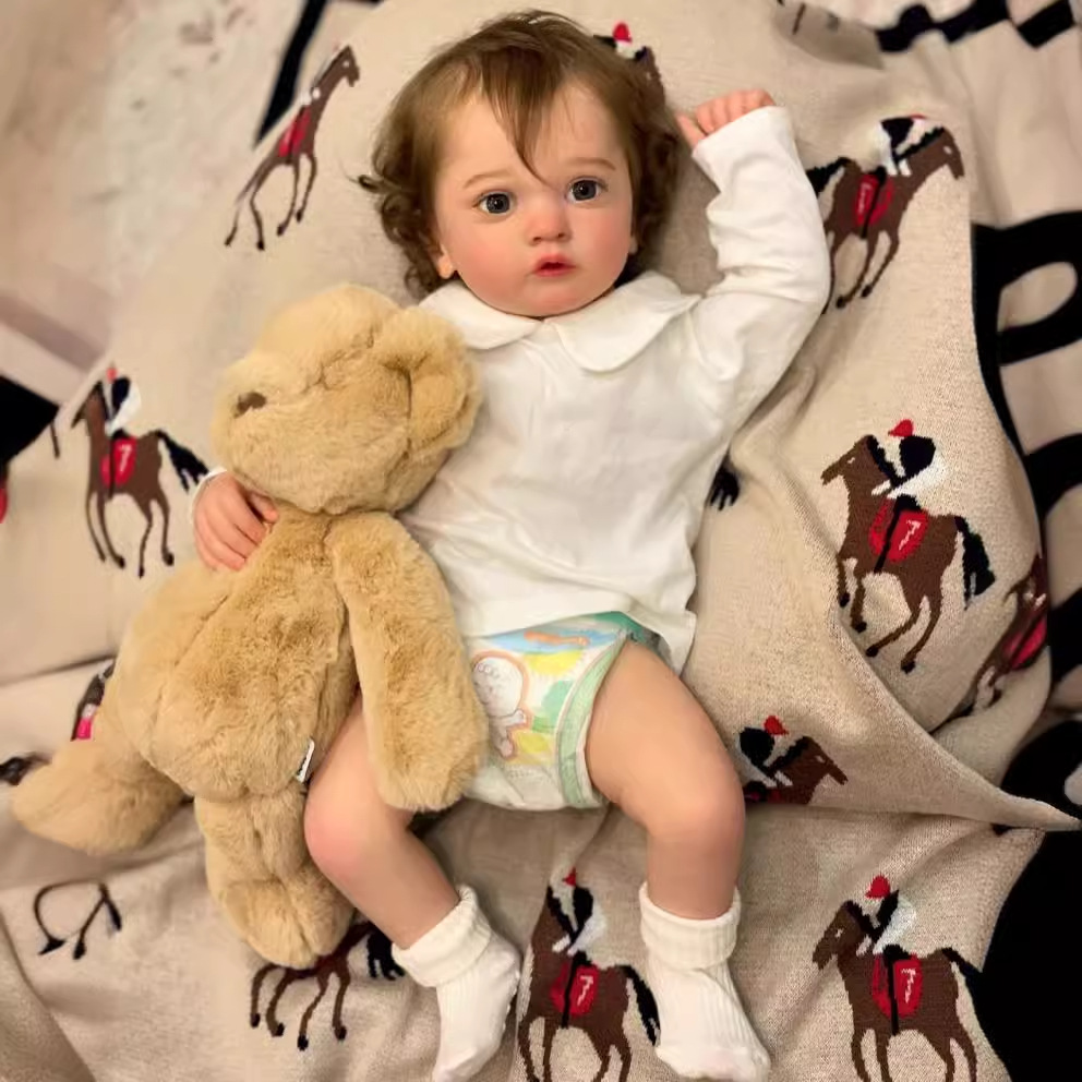 El NPK   Simulación de 60 cm de muñeca renacida para bebésayana    Filamento de sangre venosa se puede ver en la fuente transfronteriza 1