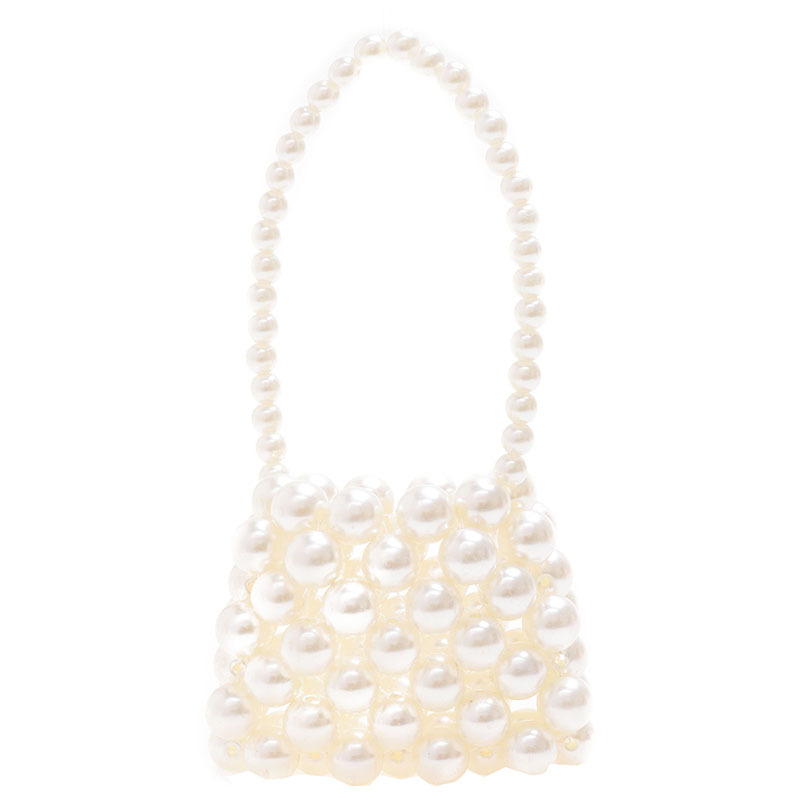 Bolso pequeño para niños 2021 Nueva perla pequeña mochila estilo coreano personalidad creativa cadena verano hombro bolsa de mensajero moda