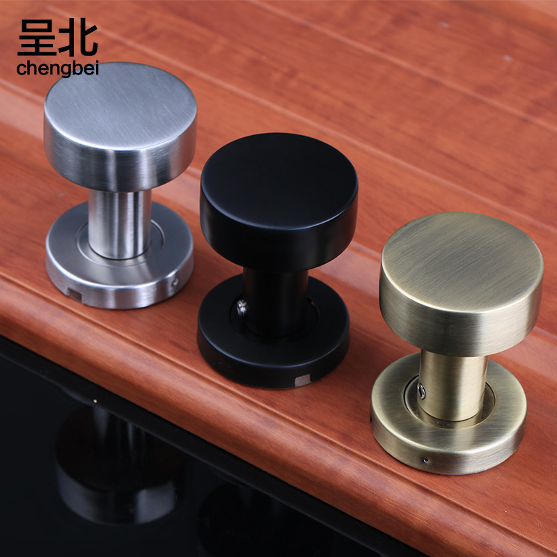 Round ball 304 stainless steel invisible door handle exposed single-sided hidden door background wall room door wooden door bedroom door handle