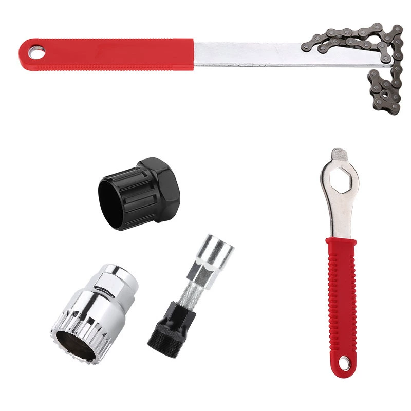 Кассета для велосипеда, гаечный ключ, цепь, аксессуары