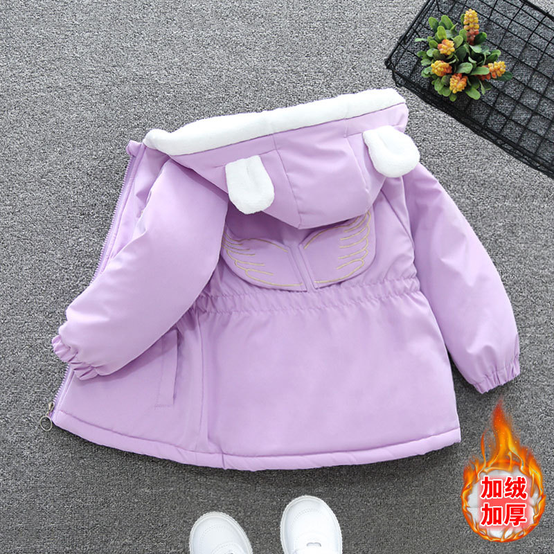 Chaqueta de lana para niñas Otoño e Invierno 2023 ropa de parka de invierno para niños nuevos hombres chaqueta engrosada de invierno para niños mayores moda