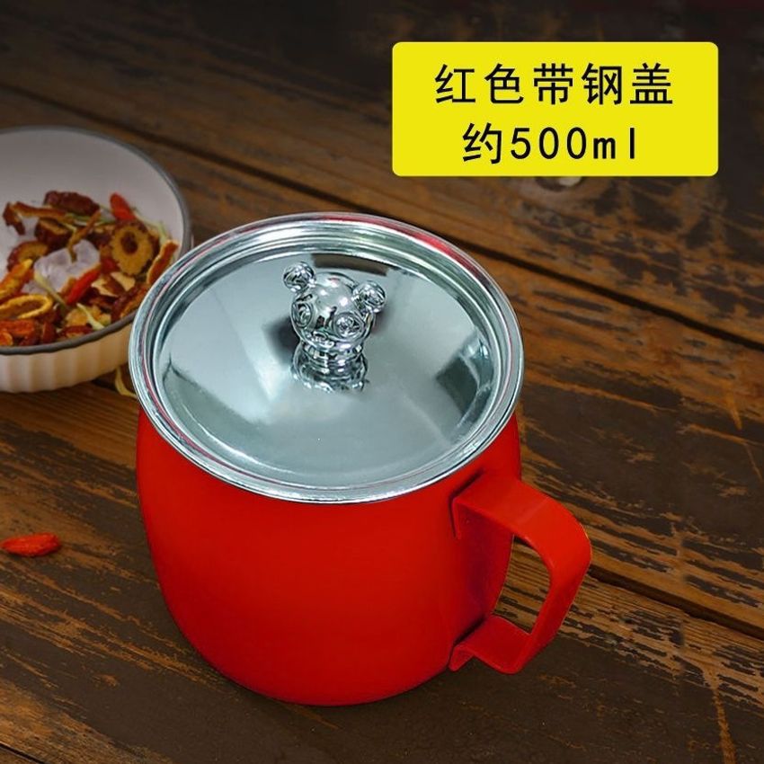 Taza de Acero Inoxidable con Filtro y Asa Resistente a Caídas para Té y Agua Oficina y Hogar