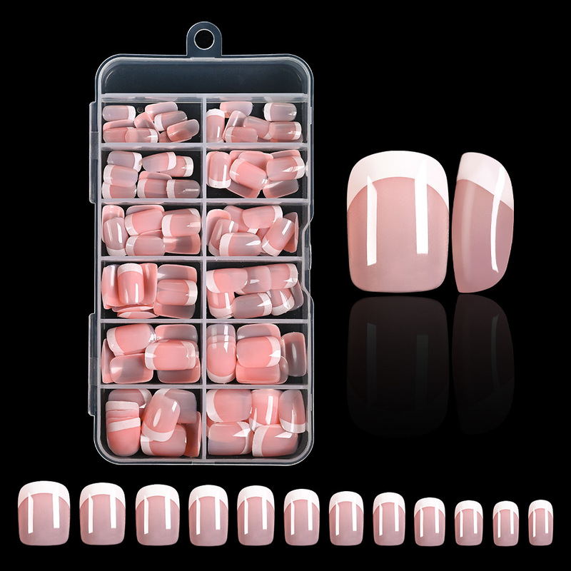 120/240 Pieces of Finger-Wearable Nails in Nude Pink, French Minimalist Short Nails, Wearable Nail Art, Short Nail Tips 120/240 Pieces of Finger-Wearable Nails in Nude Pink, French Minimalist Short Nails, Wearable Nail Art, Short Nail Tips
