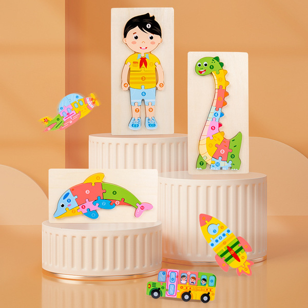 wooden three dimensional brainteaser