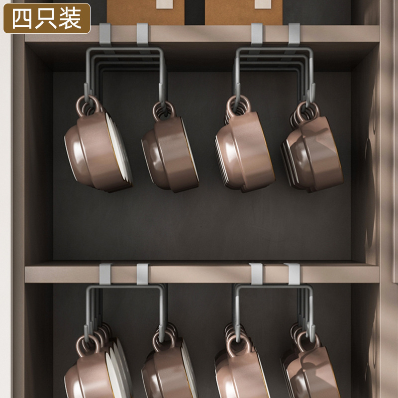 カップラックのコップを逆さまにしてマグカップを収納します。|undefined