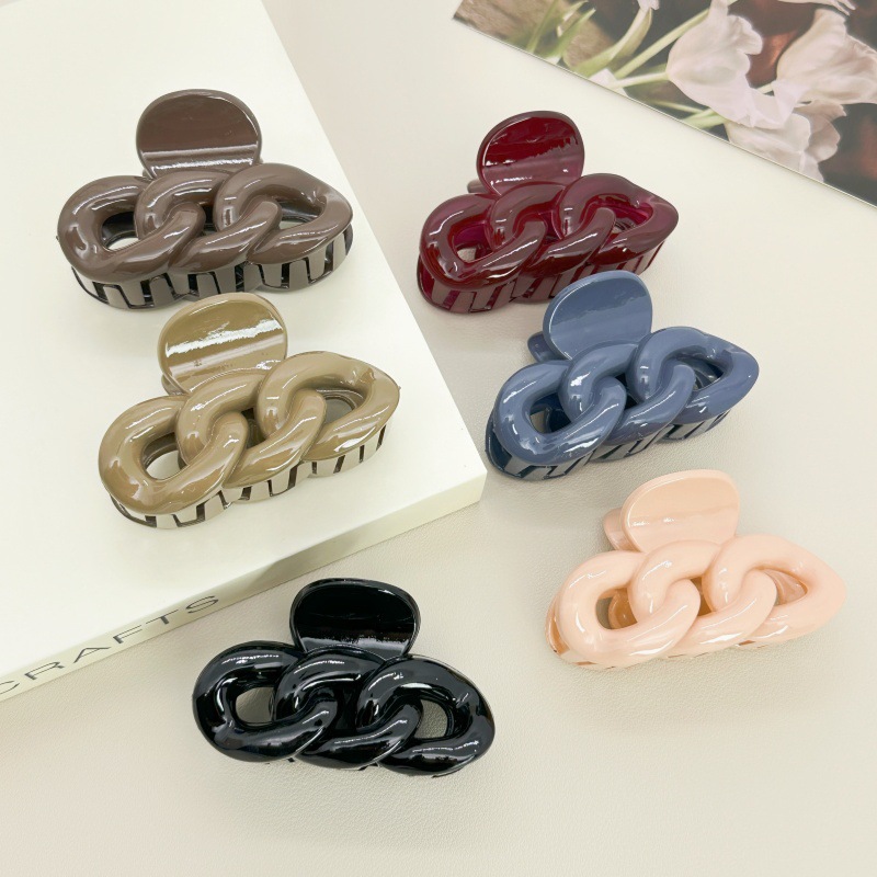 Material PC clip de tiburón clip de cabello de cabeza de mujer agarrar clip de cabello medio pequeño clip de cabello de tiburón clip de cabello