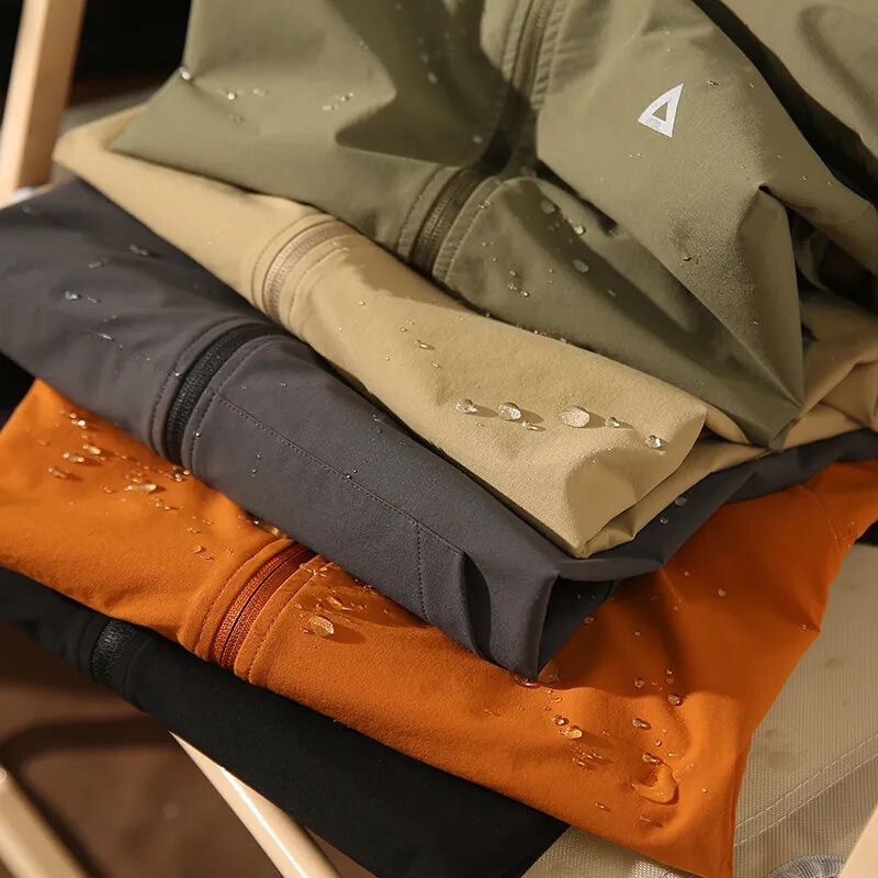 Outdoor sports functional waterproof elastic quick-drying breathable spring and summer men's sun protection hooded jacket skin coat
