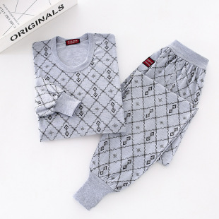 Men's Autumn Thermal Underwear Set for Middle-Aged and Elderly, Breathable and Warm Cotton Base Layer