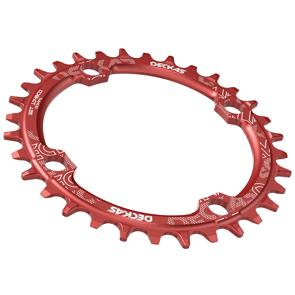 Spot DECKAS disco de dientes positivo y negativo 104BCD accesorios de bicicleta de montaña de una sola velocidad disco ovalado transfronterizo