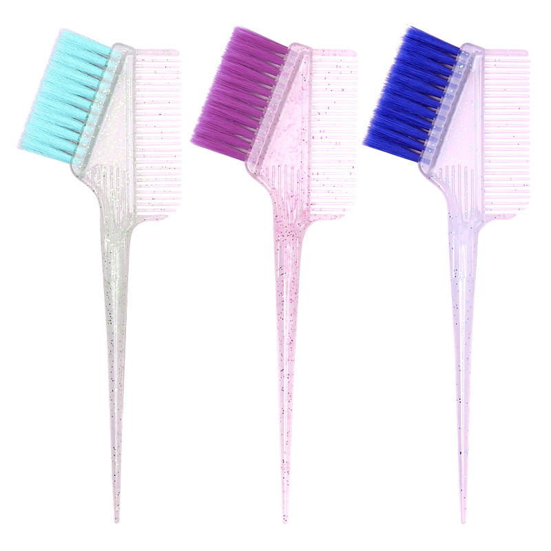 Hairdressing tool Hair brush Hot Oil Barber Shop Dedicated Hair comb two sides Dye brush Soft fur Brush nursing