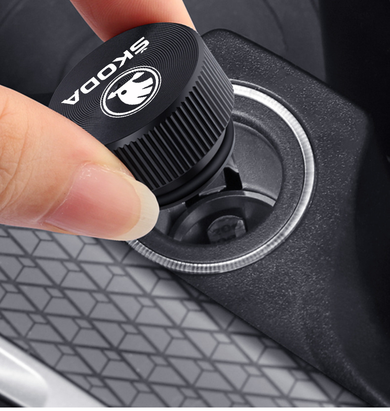 Suitable for Skoda Octavia Superb, Fabia, Citigo, Kamiq, Karoq, Superb Car Cigarette Lighter Dust Cover