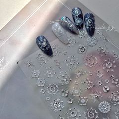 tomoni hot stamping nail stickers, don’t miss the collaboration, Japanese retro nail stickers, bohemian jewelry wholesale