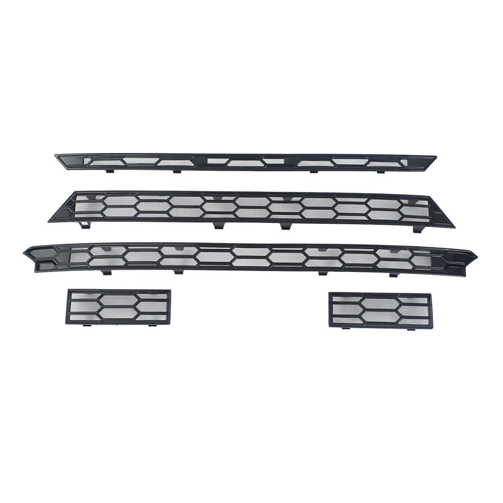 Suitable for 2023-2025 Jietu Traveler models: insect-proof mesh for the front grille, radiator cover, and exterior trim, in a glossy black ABS finish