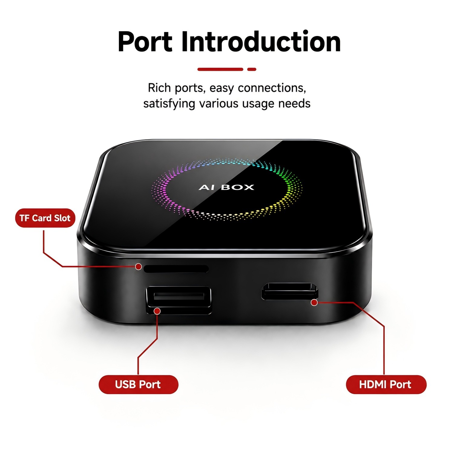 Cross-Border Three-In-One Wired to Wireless Carplay Box for Apple and Android Auto Car Connectivity and Smart Screen Projection