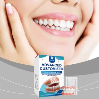 Oralhoe牙齿修饰套装 自然修饰牙缝提升笑容舒适材质假牙护理套装