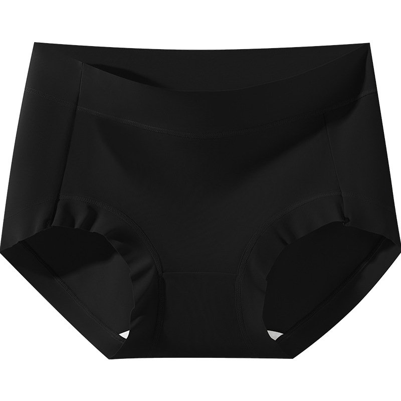 Piel de leche que no deja marcas 7A seda de morera antibacteriano para mujer deportes sin caderas calzoncillos de cintura media bragas cortas refrescantes