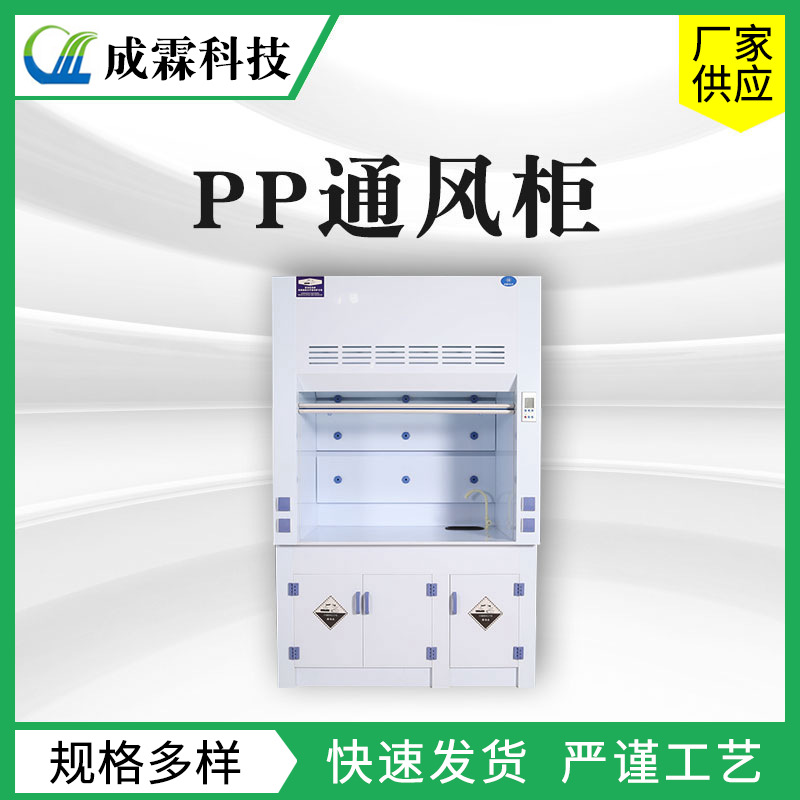 厂家供应化学实验室用pp通风柜 支持定制耐酸碱腐蚀PP通风柜