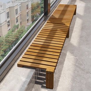 Wholesale Balcony Extension Window Sill Hanging Plant Stand Anti-Corrosion Countertop Flower Rack High and Low Floor Garden Bay Window Solid Wood