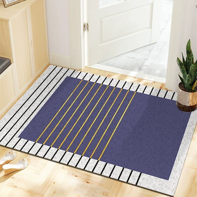 New simple silk ring floor Avtomobil döşəmə paspasları - purple-magic-4060cm