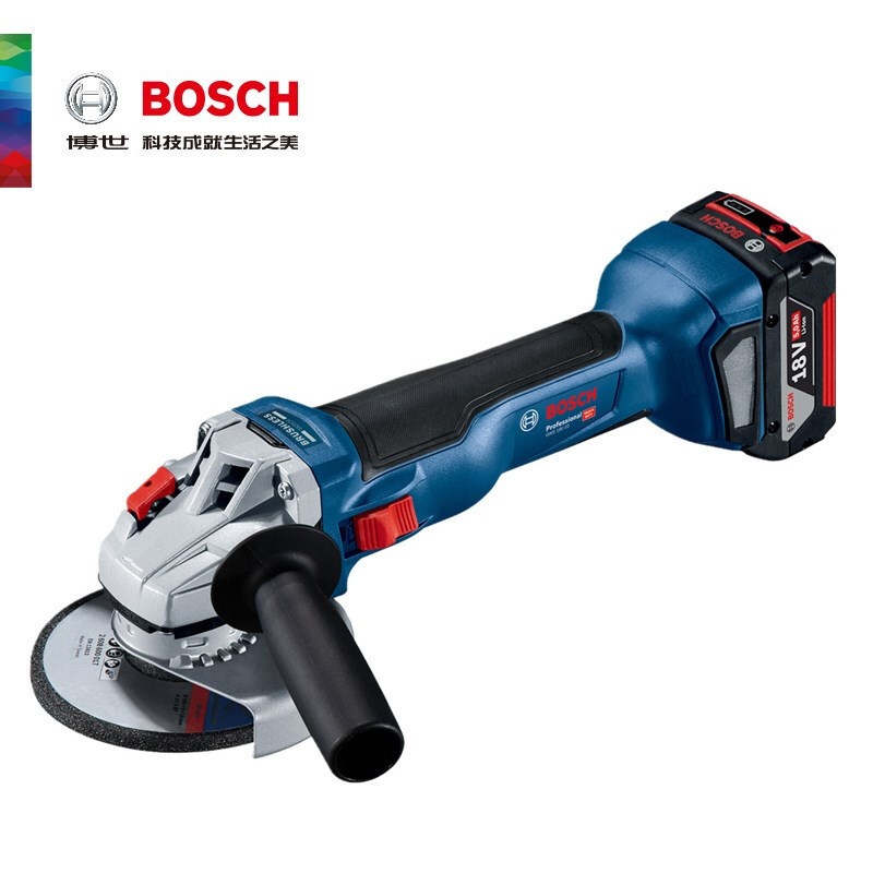 博世BOSCH无刷电动角磨机GWS18V-10充电式18V打磨机磨光机100MM