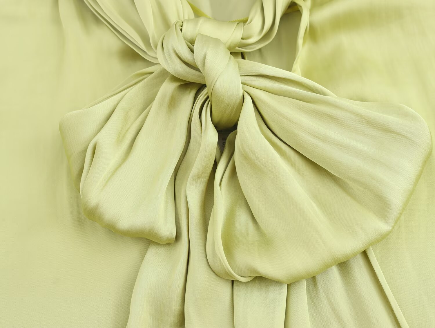 Dameskleding 2024 herfst en winter nieuwe stijl stijlvolle strik decoratie lange mouwen shirt_voghion.com