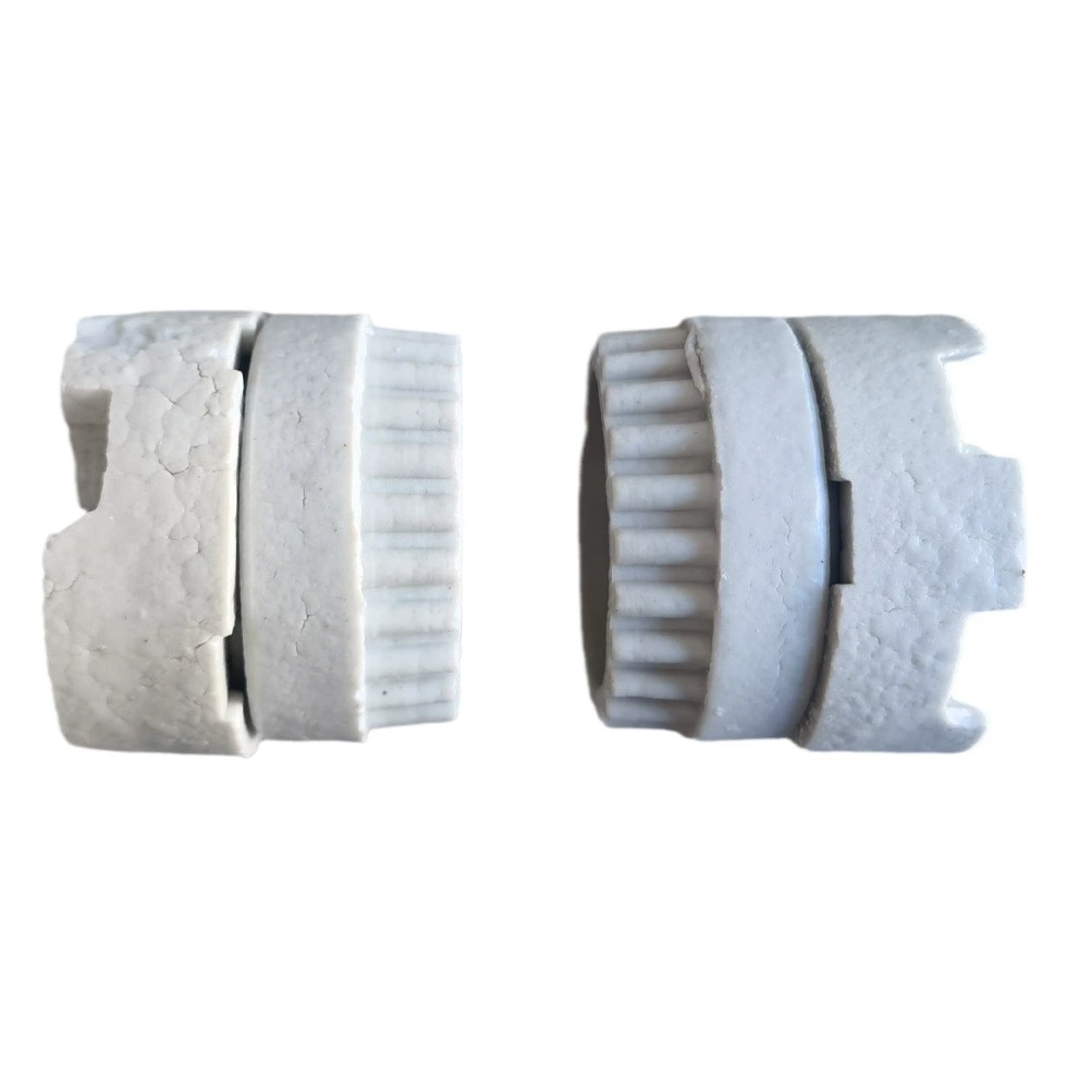 Заводская прямая поставка H504 керамическая лампа головка патента E27 серии высокотемпературная стойкость зубчатая лампа головка патента оптом