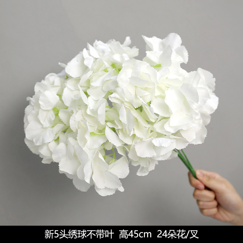 白い造花シーンアレンジメント花の造花ブーケ装飾造花造園アジサイシルクフラワー装飾花|undefined