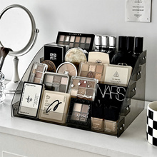 亚克力化妆多层置物架桌面收纳整理盒梳妆台眼影多层透明展示架