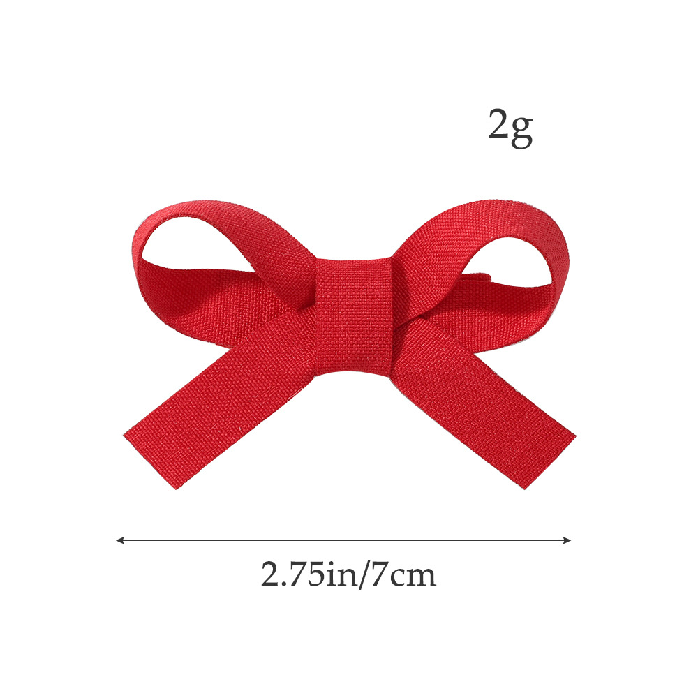 4g Weight Hair Clip Hair Accessories Type Mixed Quantity Holiday, Daily Occasion Alloy Material Bow Knot Pattern Girl'S Gender Simple Style, Classic Style Style Girl'S Simple Style Classic Style Bow Knot Alloy Hair Clip 1