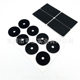 Silicone foot pad black mesh rubber tea tray shockproof bottom pad gray silicone non-slip foot pad EVA foam pad