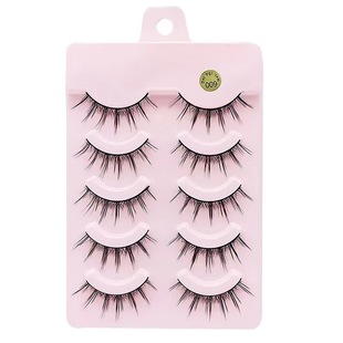 Hard stem false eyelashes three times big eye surgery! cosplay Deviruchi thick single eyelid double eyelid hard stem eyelashes