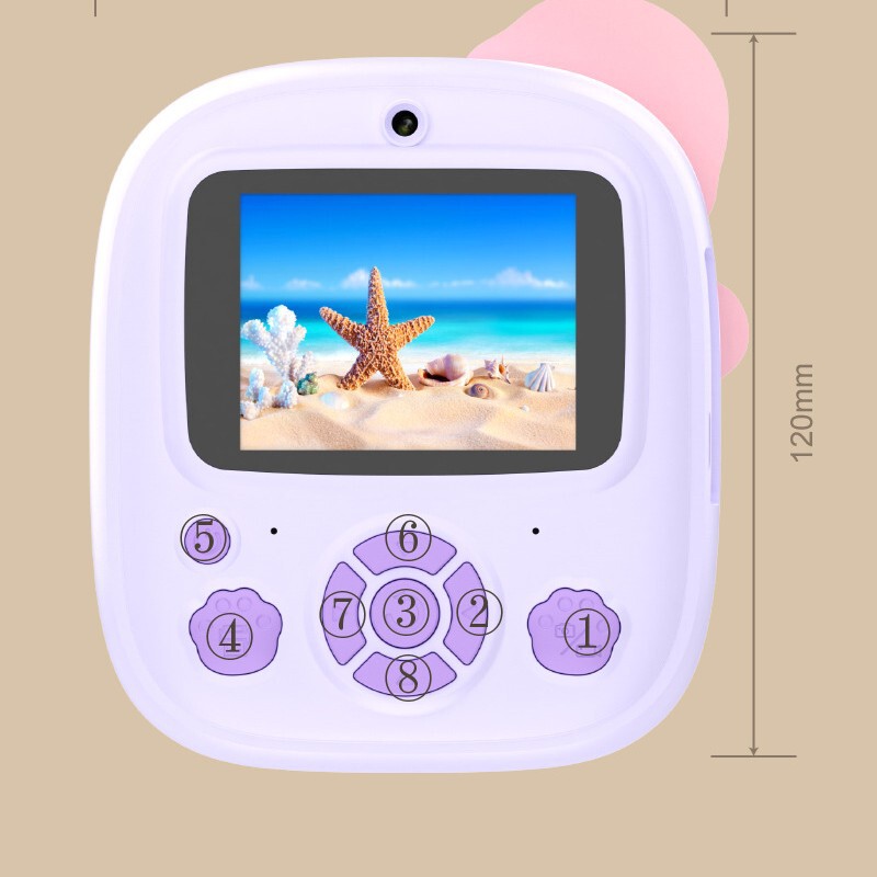 P8 Jellyfish Series Polaroid Mini Children's Camera Instant Print Children's Camera Polaroid Instant Print