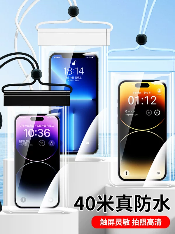 Huawei, Samsung, защита мобильного телефона, универсальный водонепроницаемый пакет для плавания, сенсорный экран