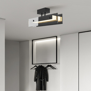 Italian Corridor Aisle Entrance Balcony Foyer Ceiling Lamp High-End Light Luxury Designer Glass Ceiling Lamp