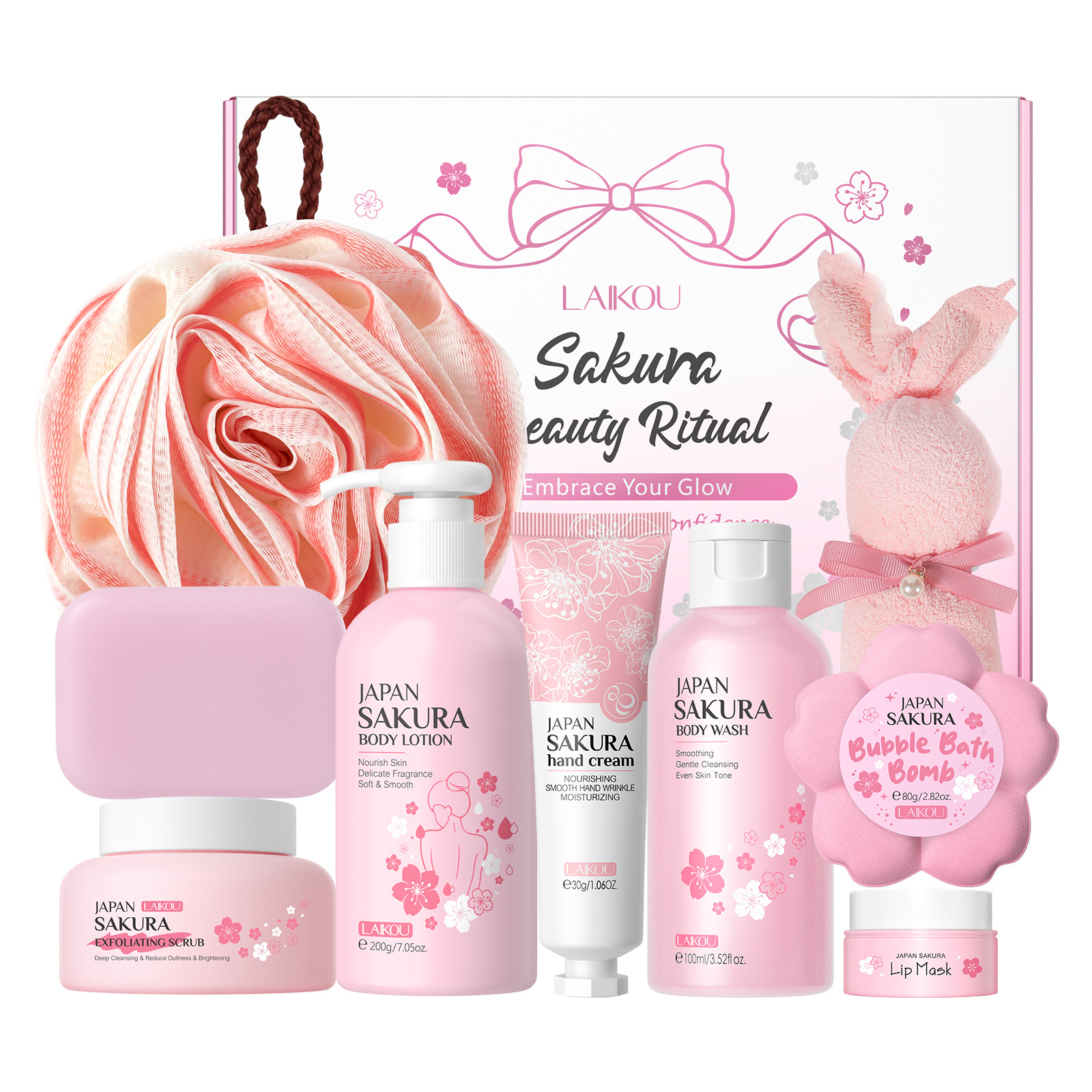Set de Leche de Caracol Sakura LAIKOU Transfronterizo, Combinación de Sets Variados, Combinación Libre, Disponible en Fábrica. image 28